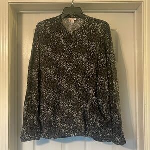 LulaRoe - NWT full zip lightweight jacket - deep pockets - size L